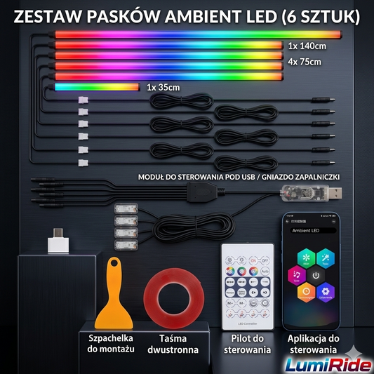 Zestaw Ambient LED LumiRide - Standard